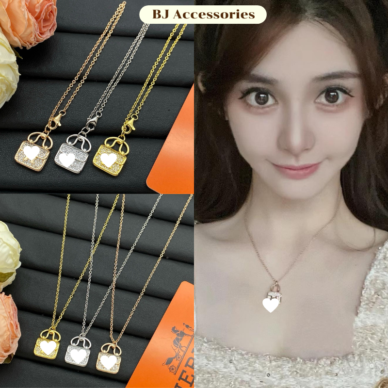 (H10 H11) สร้อยข้อมือ สร้อยคอ บ้านม้า  ใส่ได้ทุกวัน ราคาถูก มีปั๊มแบรนด์ ลูกคุณสุดๆ ♡