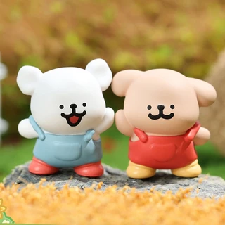 M&G LIFE x Maltese dog Happy Farm Series Blind Box ตุ๊กตาผ้าพลัชแบบสุ่มสำหรับตกแต่งโต๊ะทำงาน（ห้าชิ้นในหนึ่งแพ็ค）