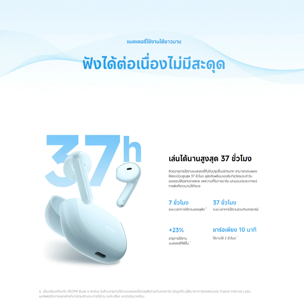 Xiaomi Redmi Buds 8 Active / 8 Lite หูฟัง Bluetooth thumbnail 9
