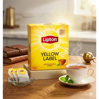 ชาลิปตัน Lipton Yellow Label ขนาด 100 ซอง(bags) Made in UAE