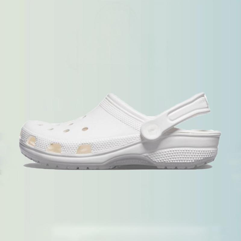 ของแท้ CS Classic Platform Clog รองเท้าลำลองผู้หญิง รองเท้าเสริมสูง 206750-2Y2 - Bone
