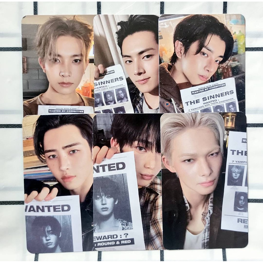 การ์ดแท้ Enhypen หมายจับ คาวบอย [ THE SIN : VANISH WEVERS VER TYPE B ] * อ่านรายละเอียดก่อนสั่งซื้อ