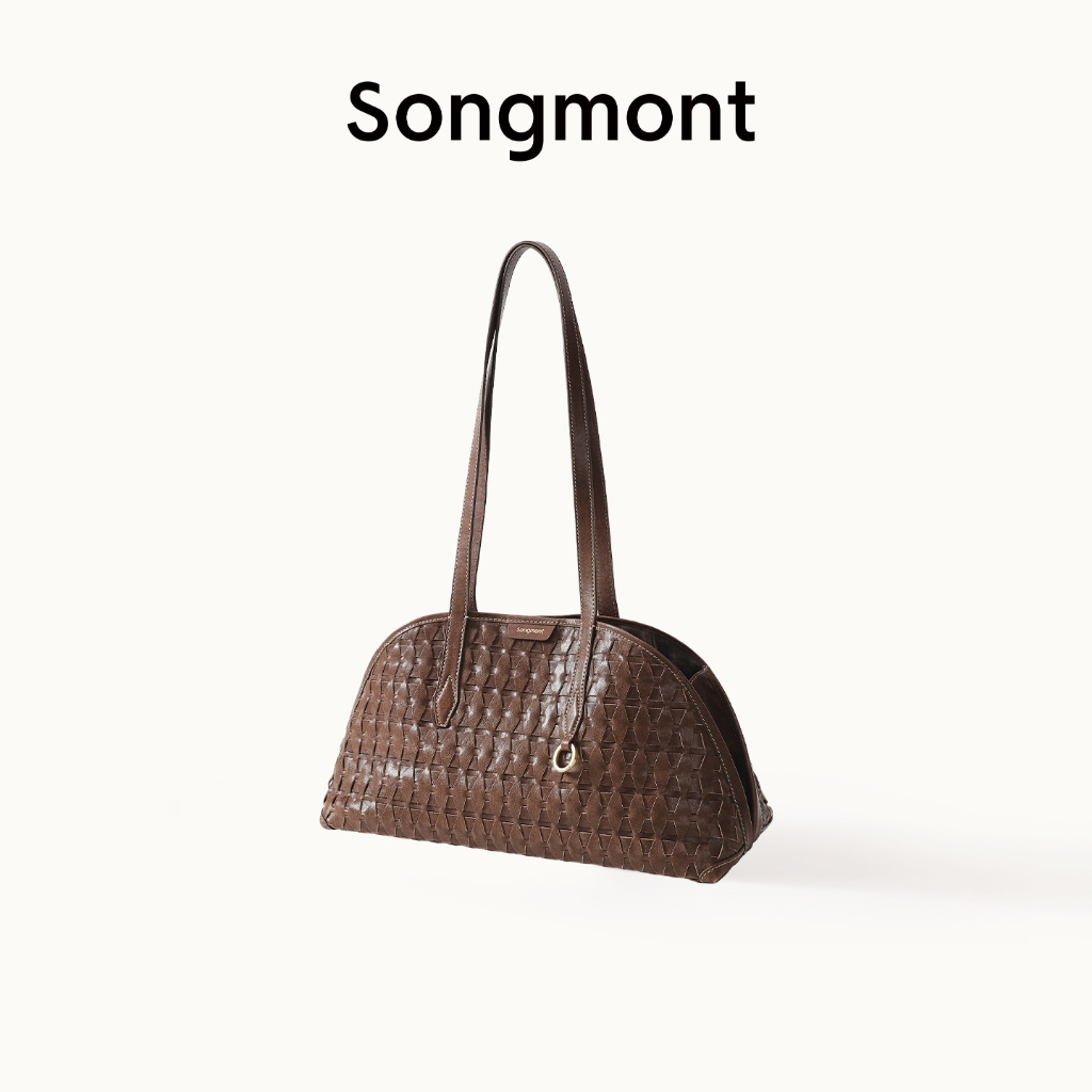 Songmont กระเป๋า Lattice Shellseeker สะพายข้างผู้หญิงแฟชั่น