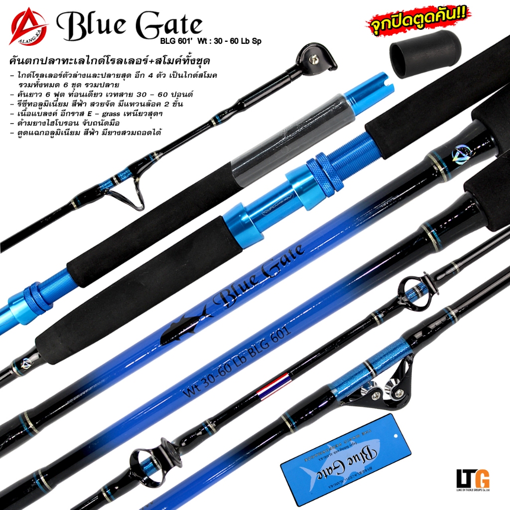 🎣 คันเบ็ดตกปลา คัน Alang-Ka Blue Gate 1ท่อน