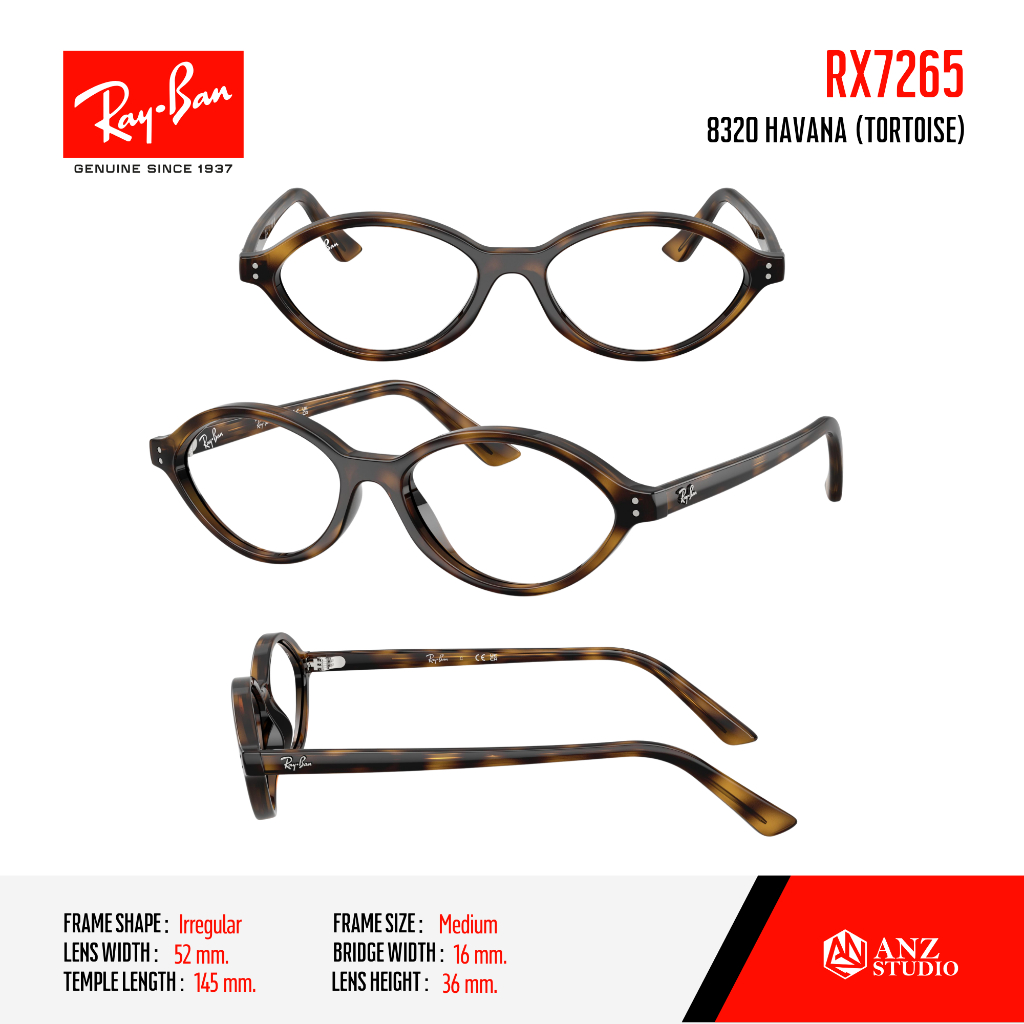 Ray-Ban إطار نظارة طبية RX7265 — صورة 4