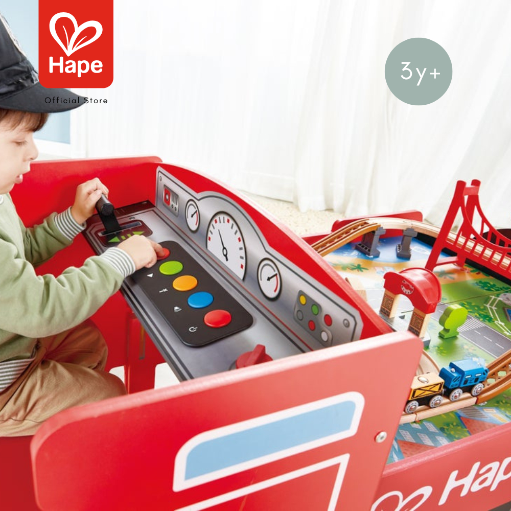 Hape - Ride on Engine Table        โต๊ะรถไฟบังคับ พับเก็บได้        3Y+ รูปที่ 3