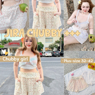 กางเกงขาสั้น ผ้าฉลุ พิมพ์ลายดอกไม้สุดน่ารัก มีกระเป๋า 2 ข้าง…