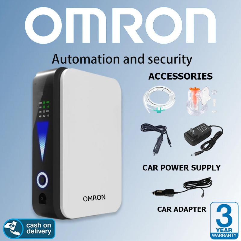 Omron Oxygen Concentrator เครื่องฟอกอากาศ, เครื่องผลิตออกซิเจนขนาด 1 ลิตร, เครื่องผลิตออกซิเจนสำหรับ