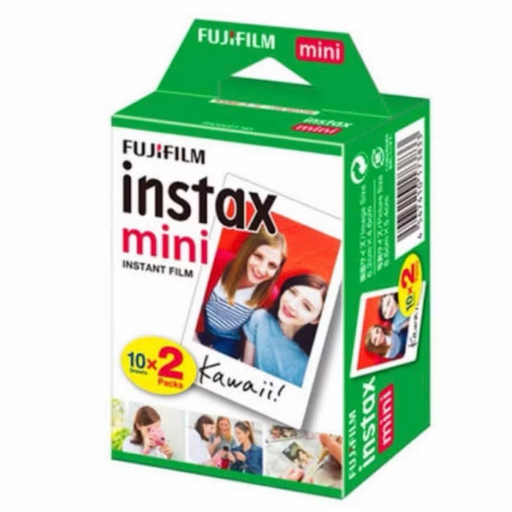 ฟิล์ม Fujifilm Instax Mini ขอบขาว 10/20 แผ่น สำหรับกล้องmini instax ใช้งานง่าย