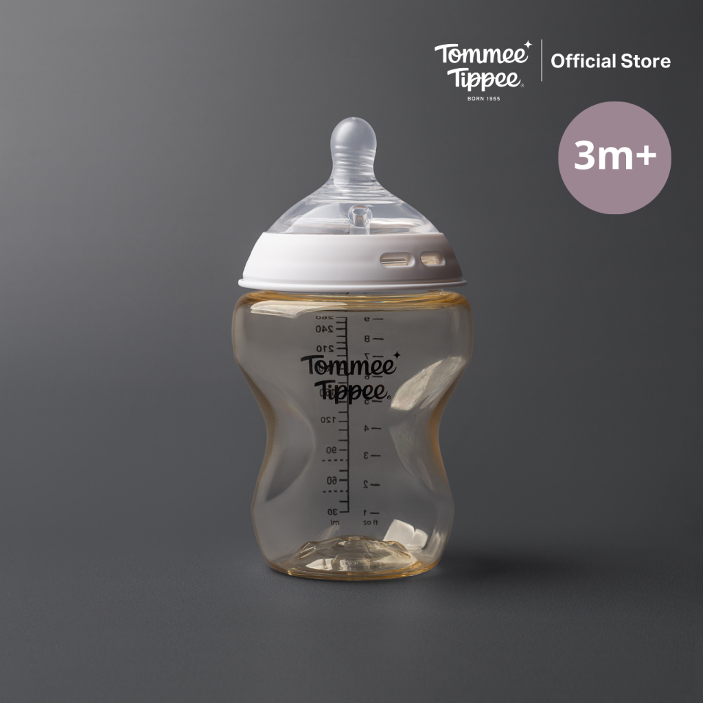 Tommee Tippee ขวดนม PPSU Natural Start 260 มล. พร้อมจุกนม Medium Flow รูปที่ 5
