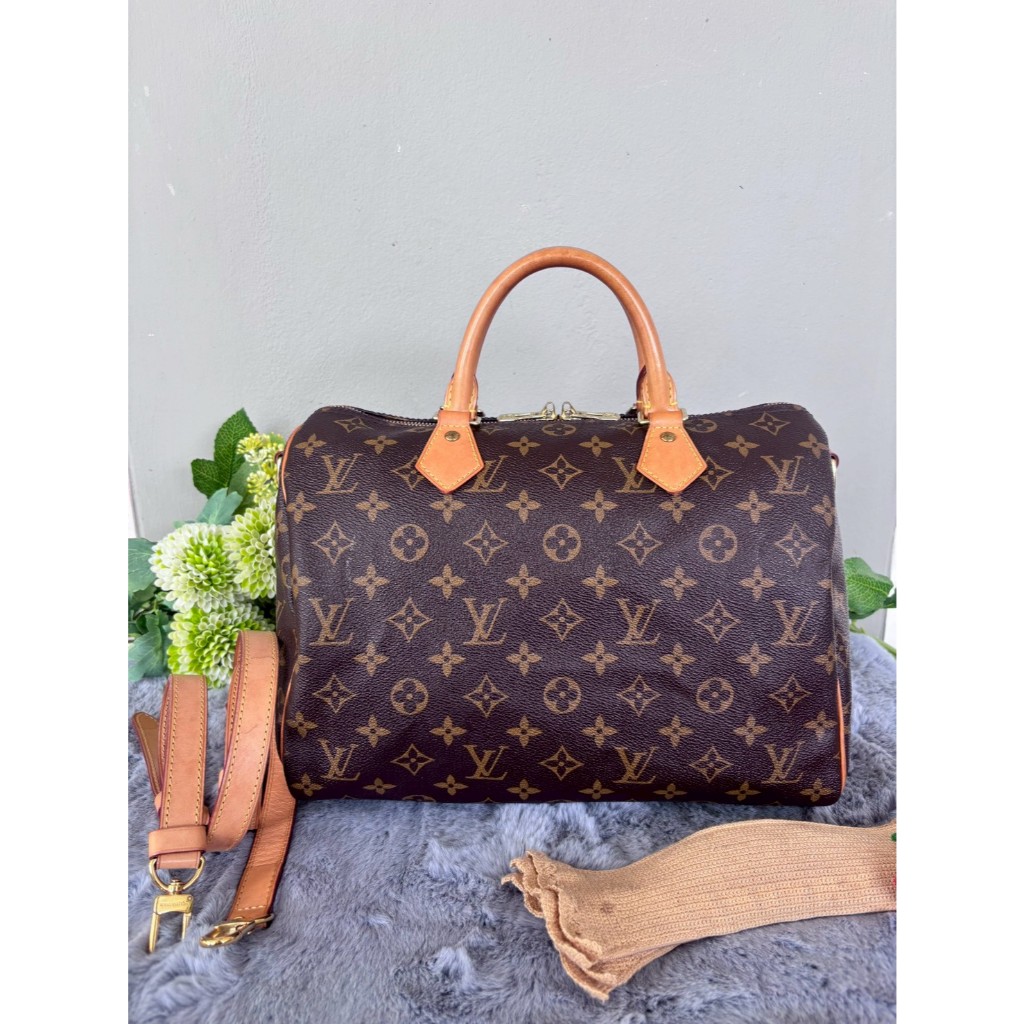 กระเป๋ามือสอง Louis Vuitton Speedy 30 Monogram