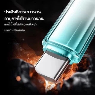 สายชาร์จเร็ว 120W USB-C to type-C สายชาร์จถักไล่สี ทนทาน ชาร์จไว สำหรับโทรศัพท์ แท็บเล็ต โน้ตบุ๊ก ความยาว 1/1.5/2 เมตร