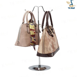 ขาตั้งสแตนแขวนโชว์กระเป๋า แขวนโค้ง วางบนโต๊ะ ปรับความสูงได้ Stand Display Bag #1454 ขาตั้งแขวนโชว์กระเป๋า เครื่องประดับ