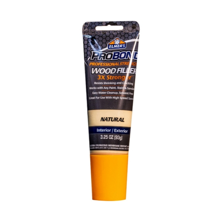ELMER'S สีโป๊วไม้ วูดฟิลเลอร์ ขนาด 3.25 ออนซ์ (93 G.) ทนต่อการหดตัวและการแตกร้าว