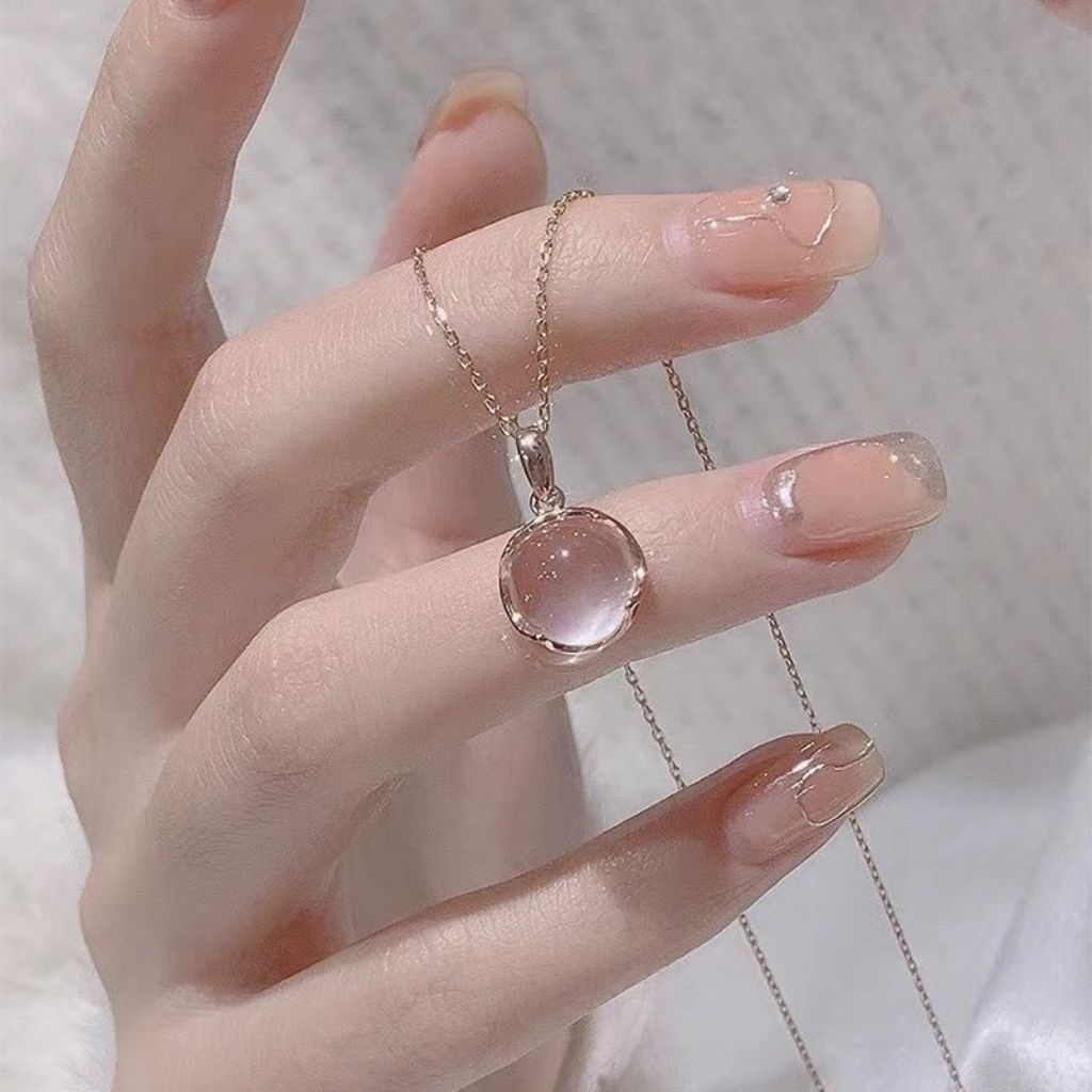 L380 สร้อยคอโมรางานสวย ดีไซน์หรูหรา พร้อมส่งจากไทย