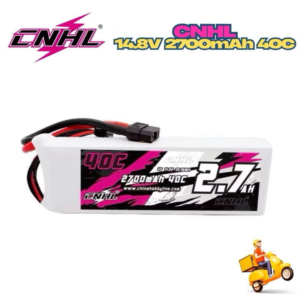 CNHL Lipo 4S 14.8V 2700mAh 40C แบตคุณภาพความจุ C เต็ม (XT60) **เช็คขนาดก่อนสั่ง**