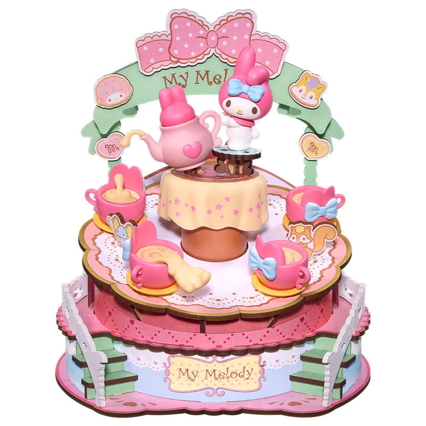Rolife x Sanrio DIY Music Box (CN Ver.) โมเดลบ้าน ประกอบง่าย บ้านตุ๊กตา | ของแต่งบ้าน ของเล่นศิลปะ DIY
