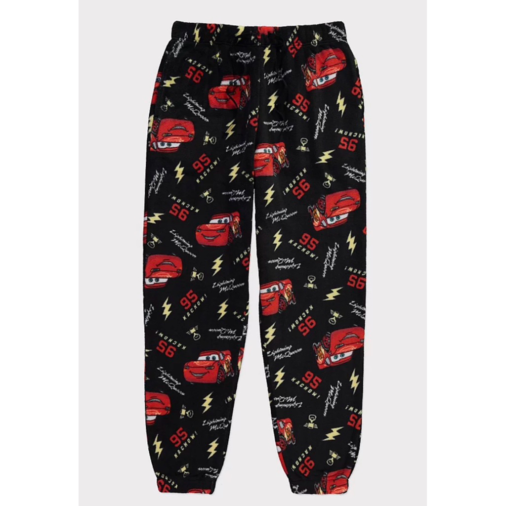 Cars Black Lightning McQueen Fleece Pyjama Bottoms