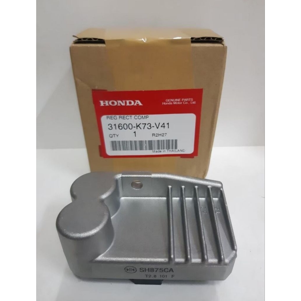 แผ่นชาร์จ HONDA W110i LED(2019-2024),W125iปลาวาฬ LED(2020) แท้ศูนย์ 31600-K73-V41