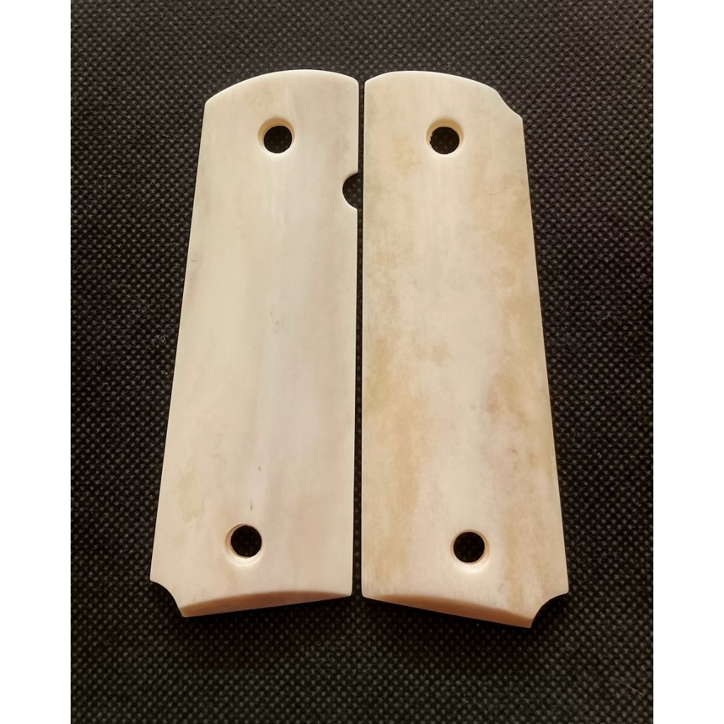 1911 grips ด้ามมีด 1911 ด้ามจับ ประกับกระดูกควายแท้ อุปกรณ์เสริมตกแต่งสำหรับ​ 1911 ขนาดมาตรฐาน
