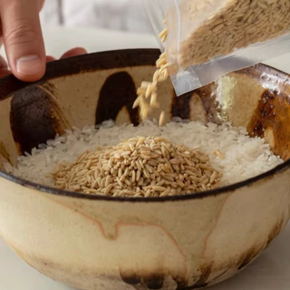ข้าวโอ๊ตเต็มเมล็ดแบบหุง Whole Oat Groats ออร์แกนิค 100% หุงง่าย 1 kg