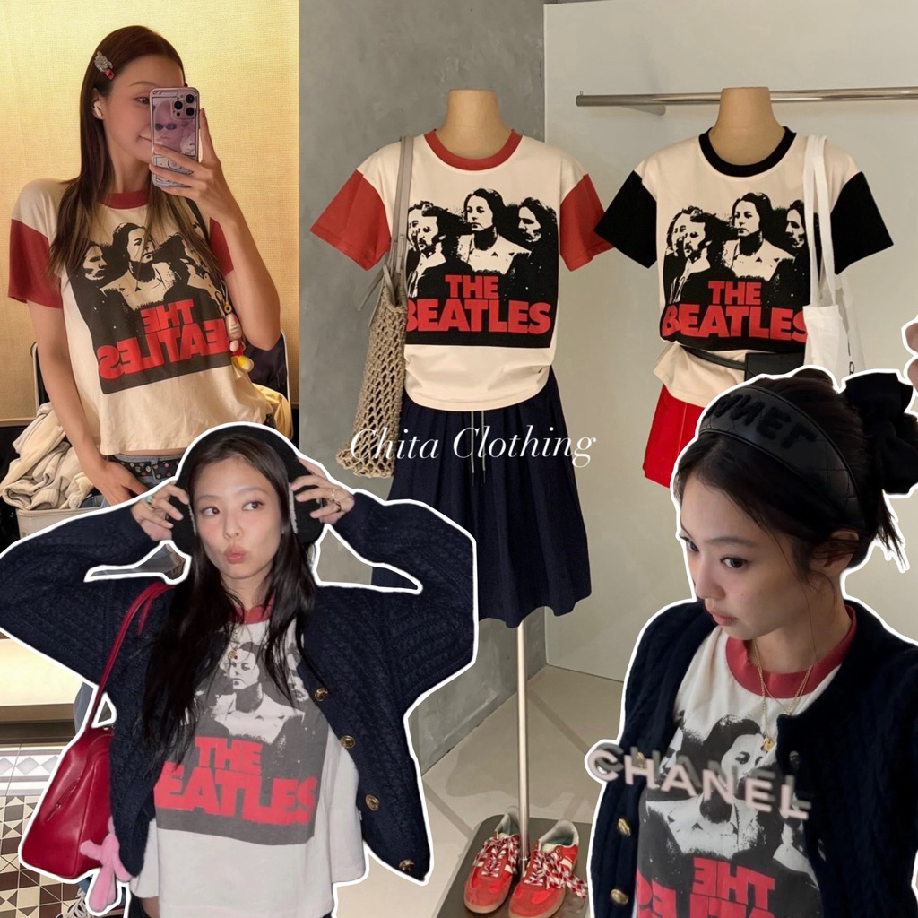 📍พร้อมส่ง📍8740 เสื้อแขนสั้นทรงบอลลูน งานติดกระดุมช่วงอก เนื้อผ้าดี ทรงสวย TAG:WG.WE 🇰🇷