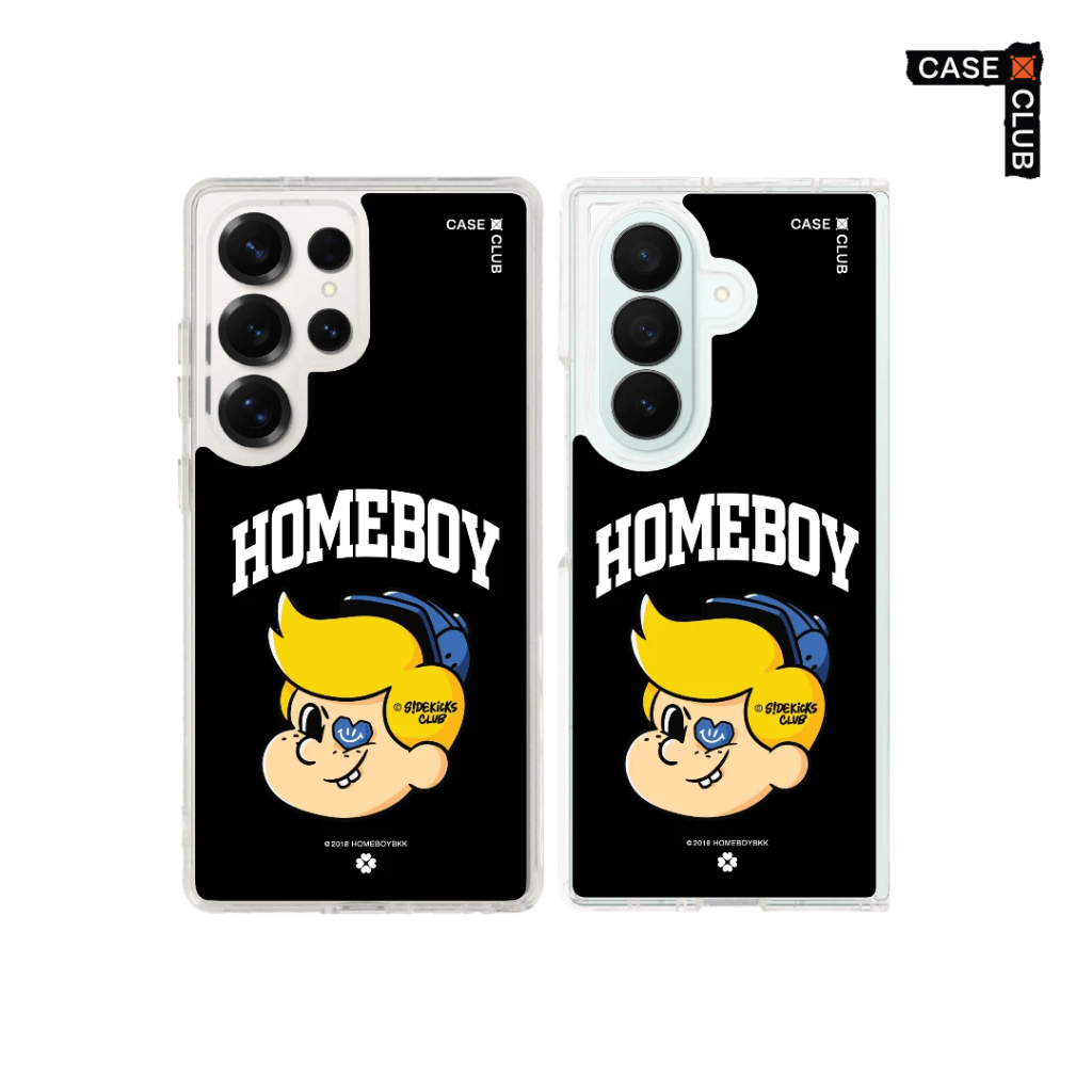 CaseClub เคสโทรศัพท์ เคสใส เคสแม่เหล็ก ลาย HOMEBOY MAX เจ้าหนูแม็ก สำหรับ Galaxy Z Fold 7/Z Flip 7/S25/S25 Ultra