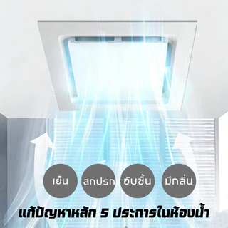 เสียงรบกวน0 พัดลมดูดอากาศ 8/10/12 นิ้ว 220V แรงดูดสูง ลดกลิ่น-ความชื้น ประหยัดไฟ ติดตั้งง่าย พัดลมระบายอากาศห้องน้ำ