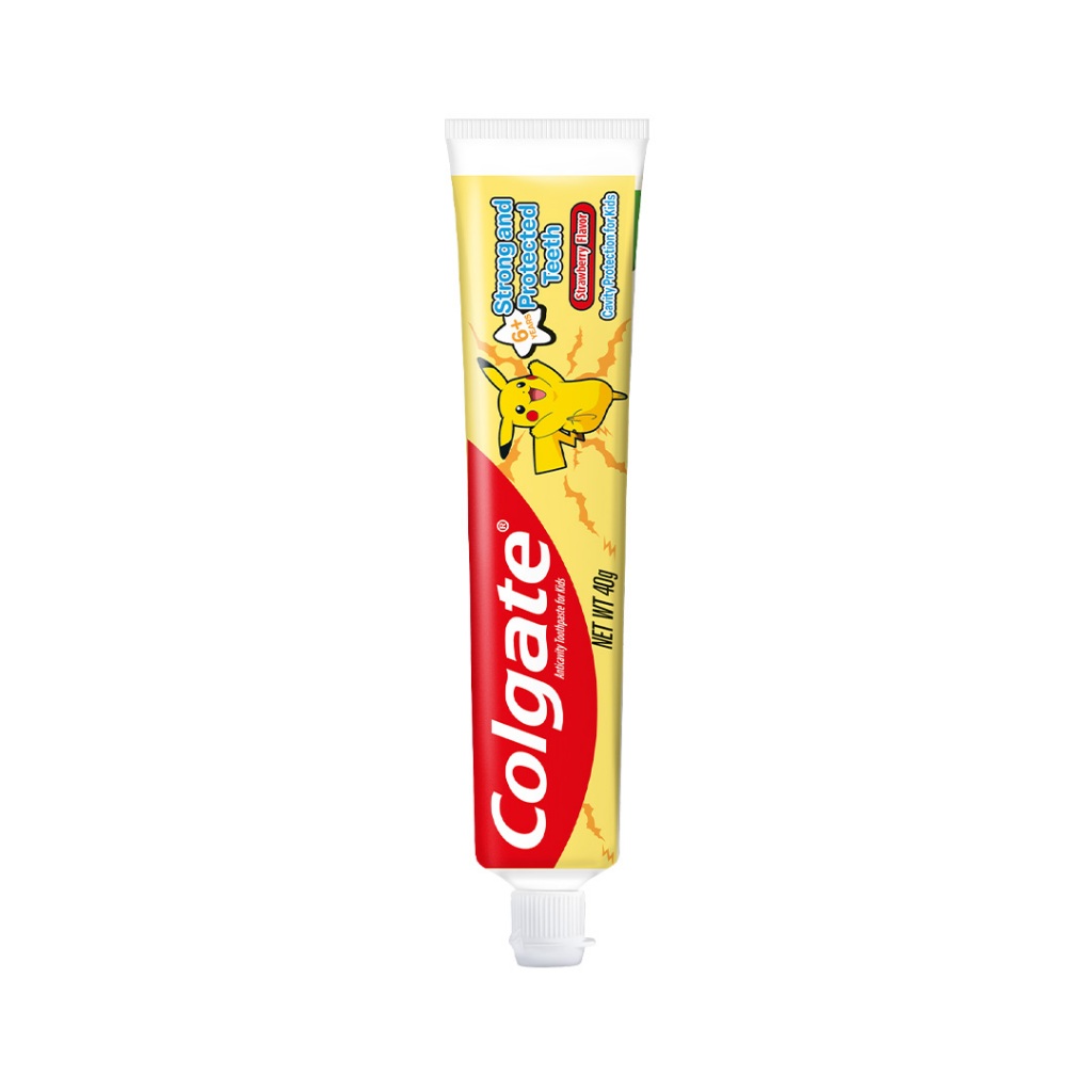 ยาสีฟัน คอลเกต โปเกมอน สตรอเบอร์รี่ 40 กรัม Colgate Pokémon Strawberry Toothpaste 40g