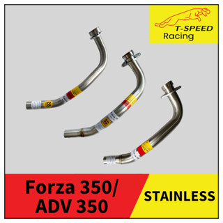 [ฟรีประเก็นปากท่อ] คอท่อ Honda ADV 350 สแตนเลส 304 Size 28/ …