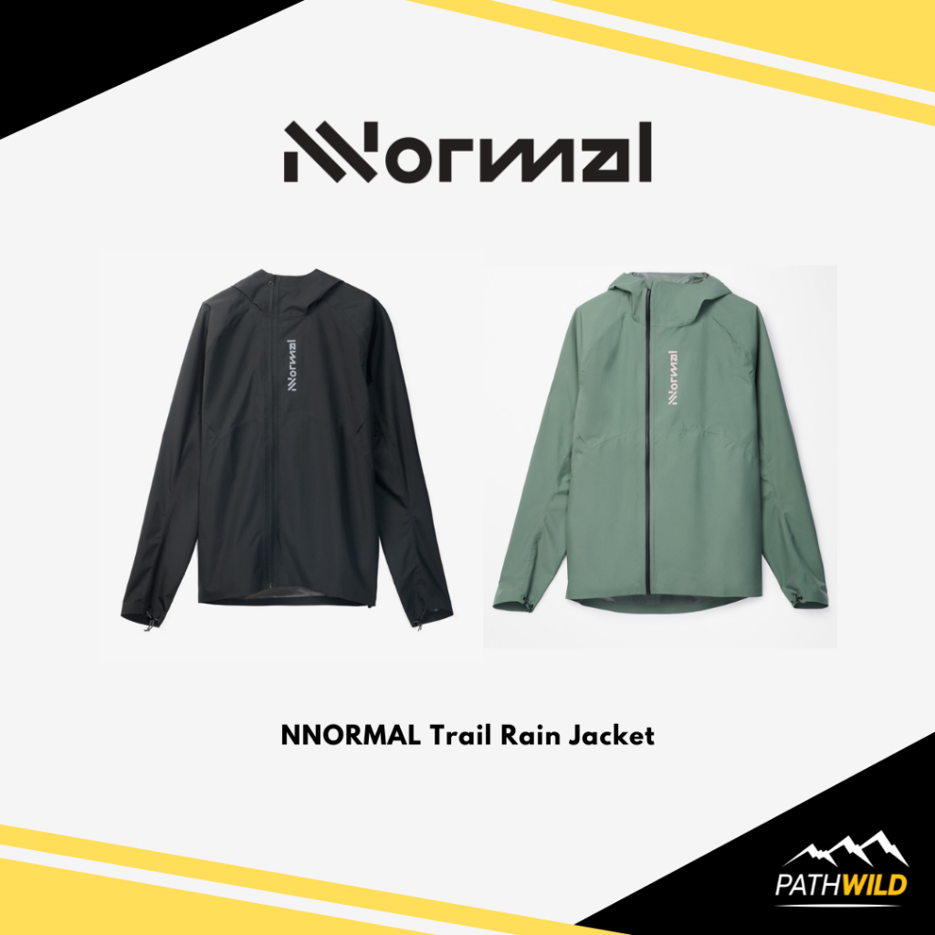 NNORMAL Trail Rain Jacket เสื้อแจ็คเก็ตกันฝนออกแบบมาเพื่อสำหรับวิ่งเทรล ระบายอากาศได้ดี น้ำหนักเบา จ
