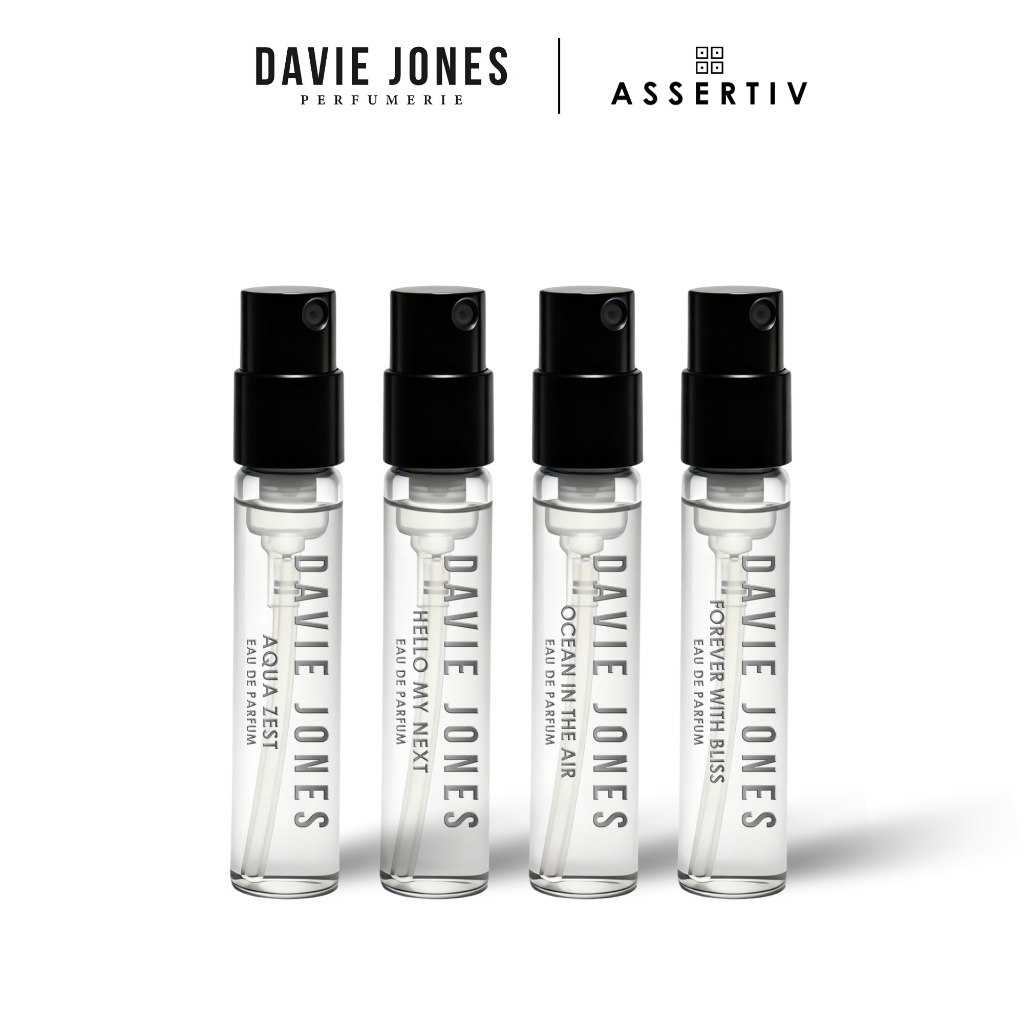 DAVIE JONES น้ำหอม Assertiv 4 กลิ่น ขนาด 2.5 ml. & Discovery Set