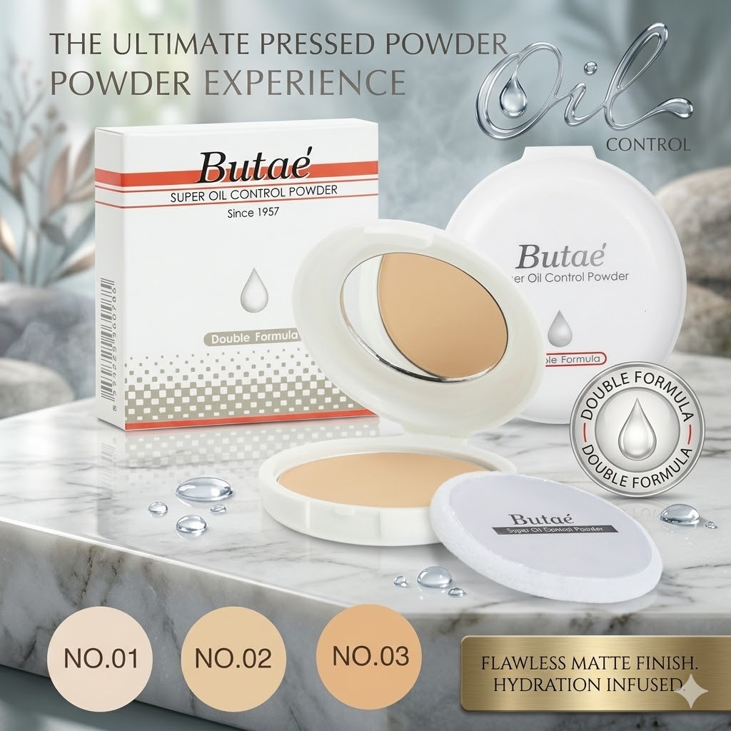 แป้งบูเต้ แป้ง Butae' Super Oil Control (แป้งพัฟคุมมัน)