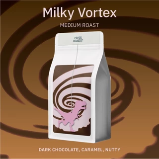 Rêver Roaster | เมล็ดกาแฟคั่วพิเศษ 3 ระดับ Milky Vortex เบลนนอก กลาง,กลางค่อนเข้ม,เข้ม | Signature Blend
