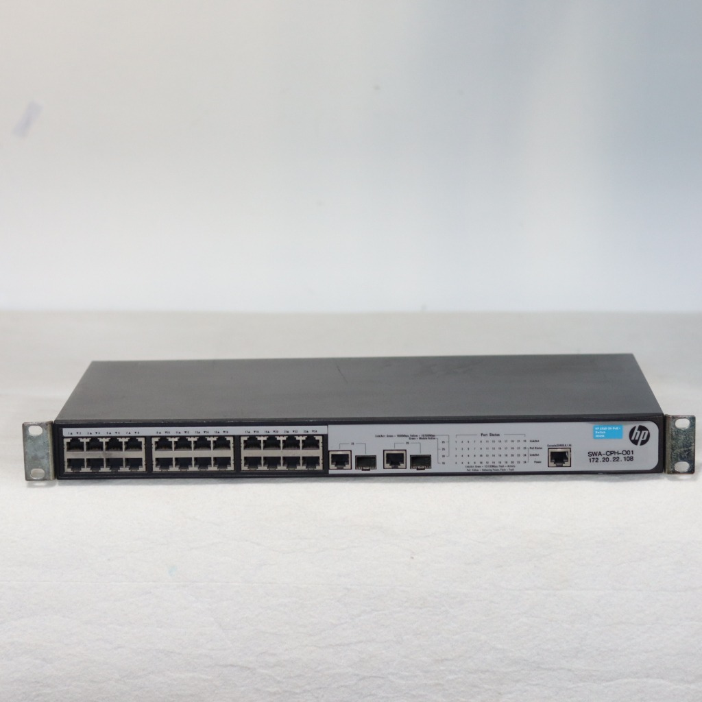 HP 1910-24POE+ 24-Port สวิตช์แบบ Smart Managed