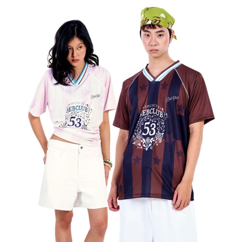 BEB CLUB S/S26 V neck jersey เสื้อกีฬาคอวีเบ็บคลับ26
