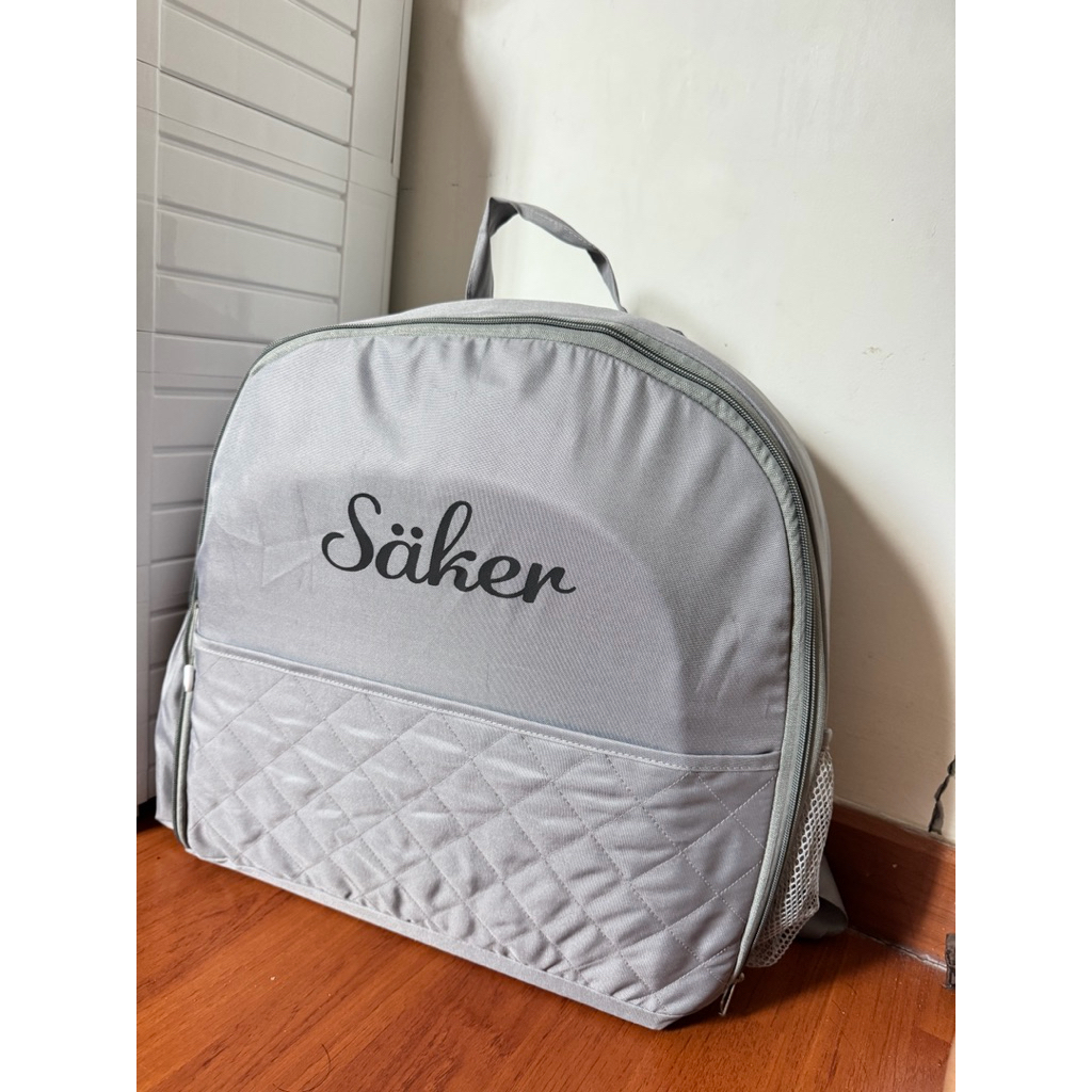ที่นอนเด็ก Saker กระเป๋าซิปแตก ไม่มีผลต่อการใช้งาน