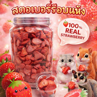 สตอเบอรี่อบแห้งแบ่งขายขนาดทดลอง