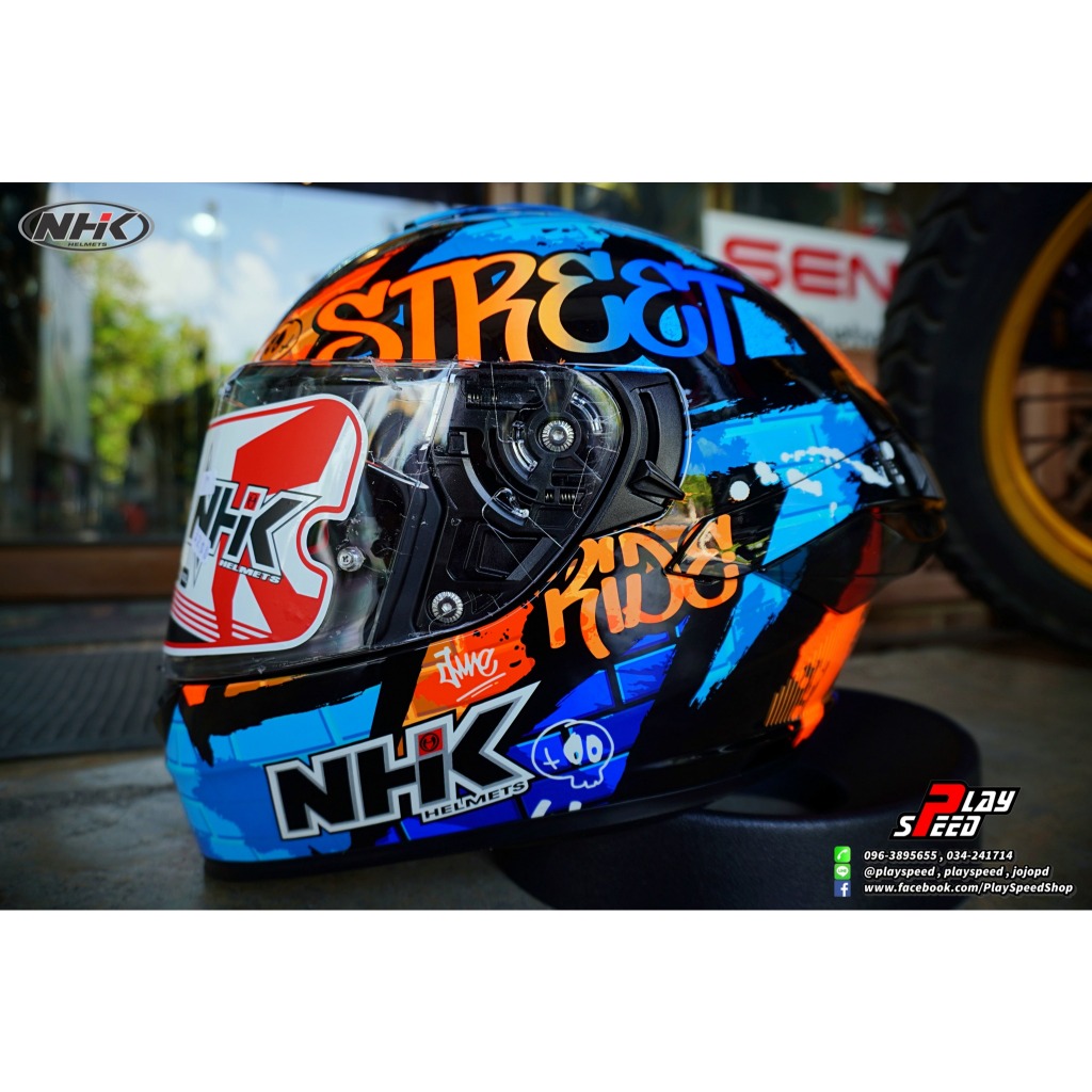 NHK Helmets K5R : STREET ORANGE