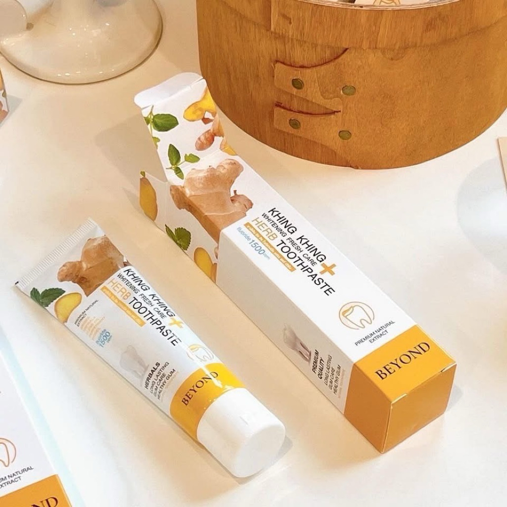 ยาสีฟันขิง ขิง บียอน ยาสีฟันสมุนไพร Beyond