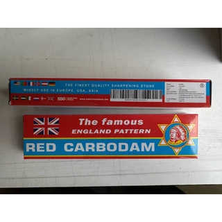 หินลับมีด ตรา RED CARBORUNDUM ขนาด 8* 2 *1นิ้ว