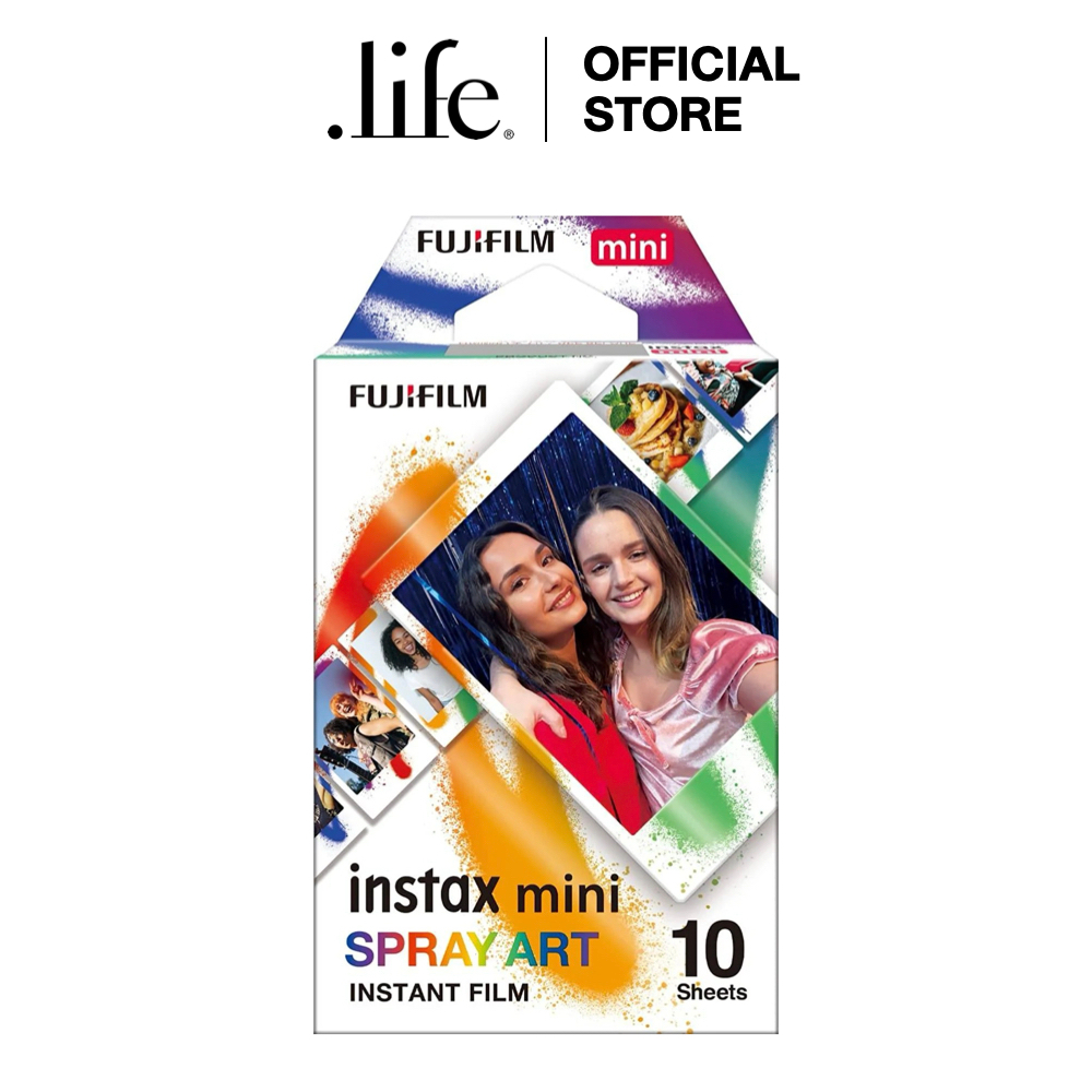 Fuji แผ่นฟิล์มอินสแตนท์ Film Instax Mini 10 แผ่น - Spray Art | by Dotlife