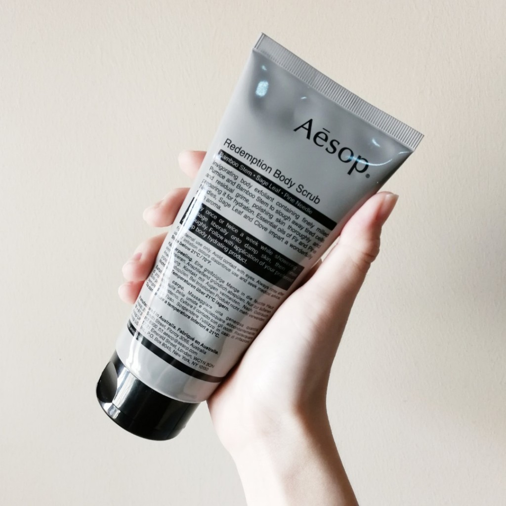 aesop redemption body scrub 180ml