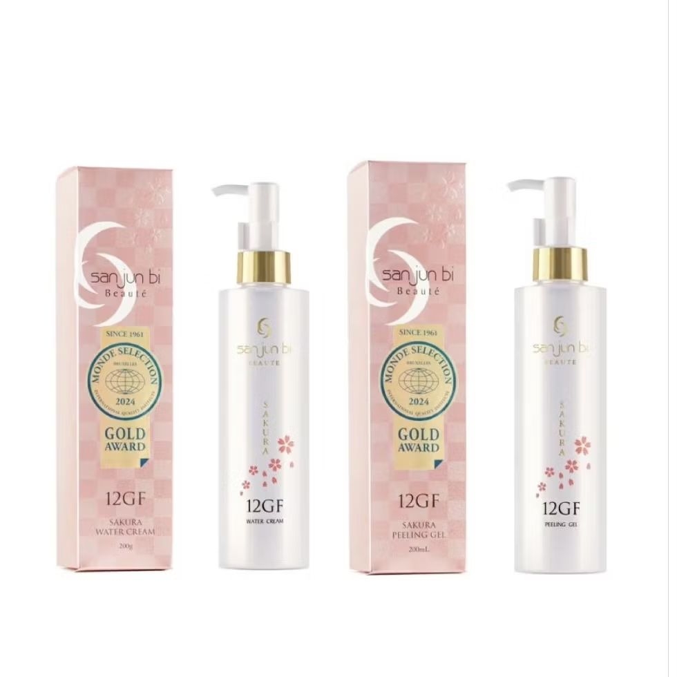 San Jun Bi 12GF Water cream และ Peeling Gel ซากุระ