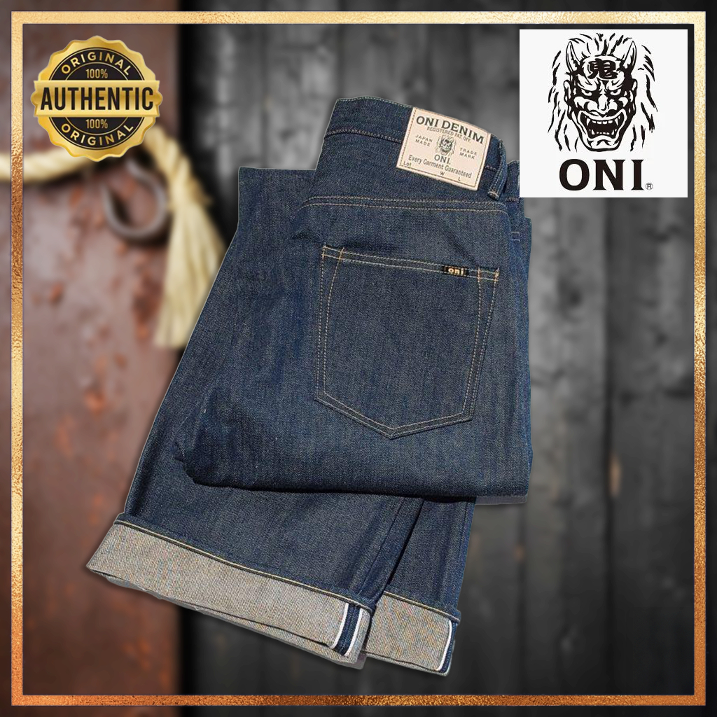 Oni Denim ONI-222-Ishikawadai Super Wide Straight 100% Cotton 15oz [Direct from Japan]