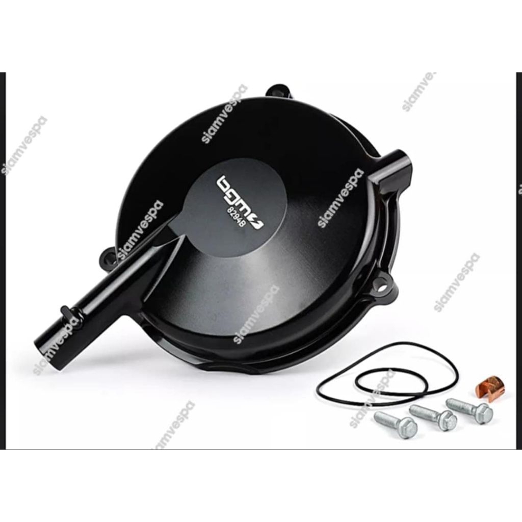 ฝาครัชแต่งBGM CNC ใส่vespa59-64,sprint,gl,super,px,cosa,px2017,rally มี2สี