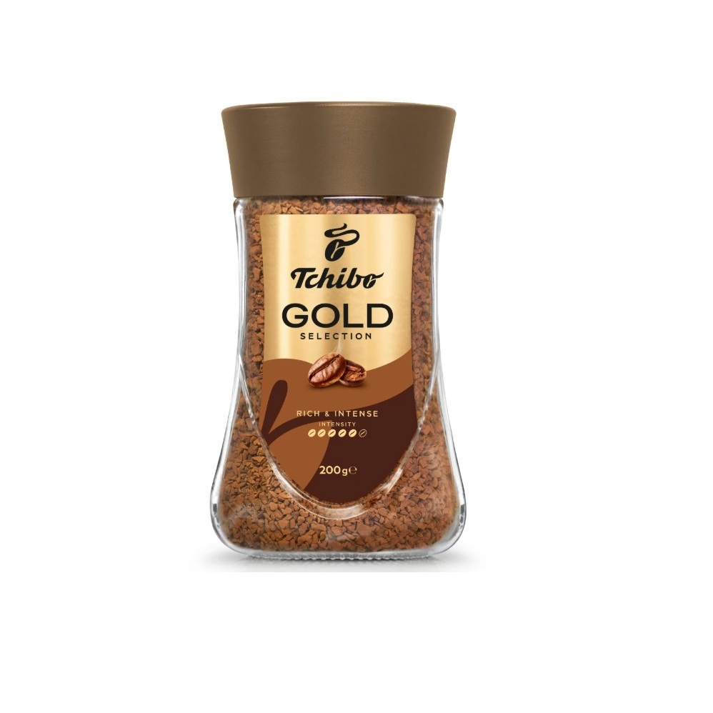 Tchibo ทชิโบ โกลด์ ซีเล็คชั่น กาแฟสำเร็จรูป ปริมาณ 200 กรัม