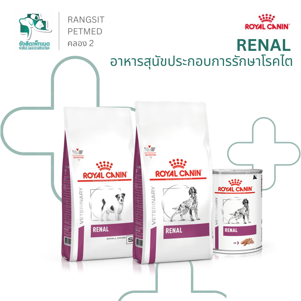 Royal Canin Renal Dog | อาหารสุนัขโรคไต สูตรสัตวแพทย์ Veterinary Diet