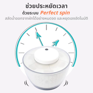 [Special Price] Haii Mart - haii Salad spinner เครื่องสลัดน้ำออกจากผักไฟฟ้า (014)