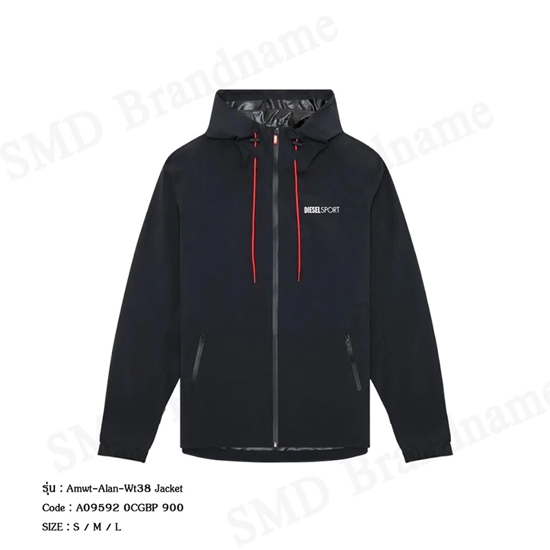 Diesel เสื้อแจ็คเก็ตแขนยาวผู้ชาย รุ่น Amwt-Alan-Wt38 Jacket Code: A09592 0CGBP 900